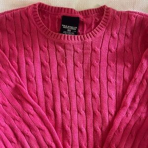 Ralph Lauren Vibrant Pink Knit Pullover